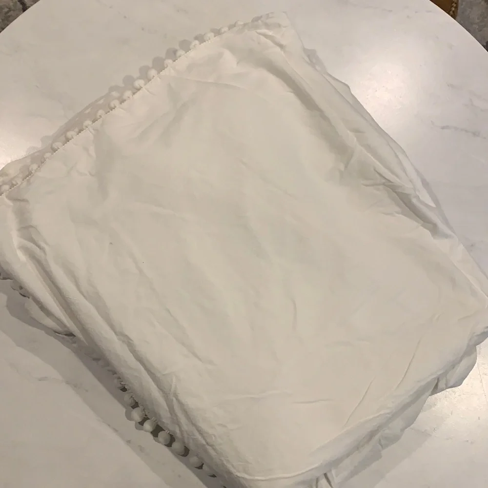 Pom Pom Comforter Cover & Pillowcase Set